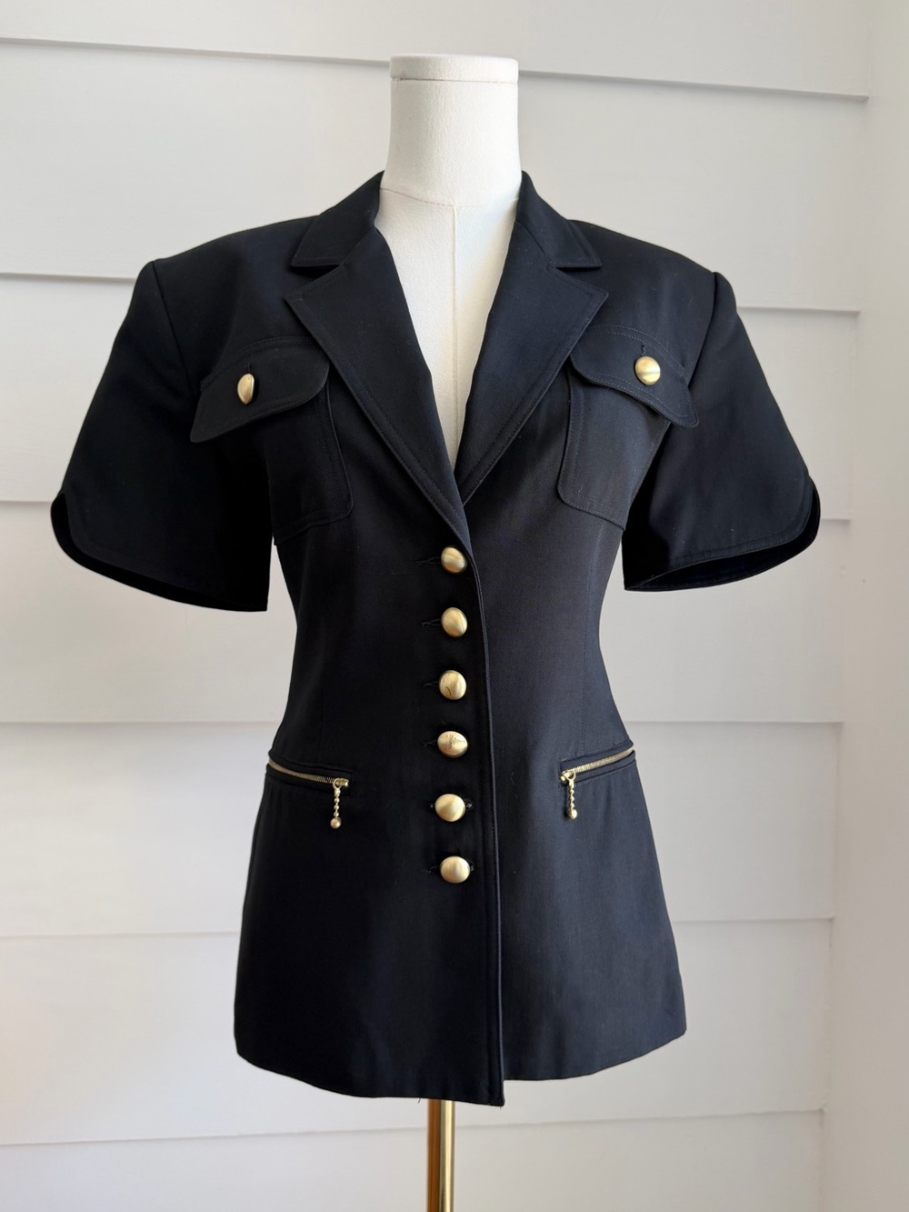 Vintage Georges Marciano Short Sleeve Blazer Jacket